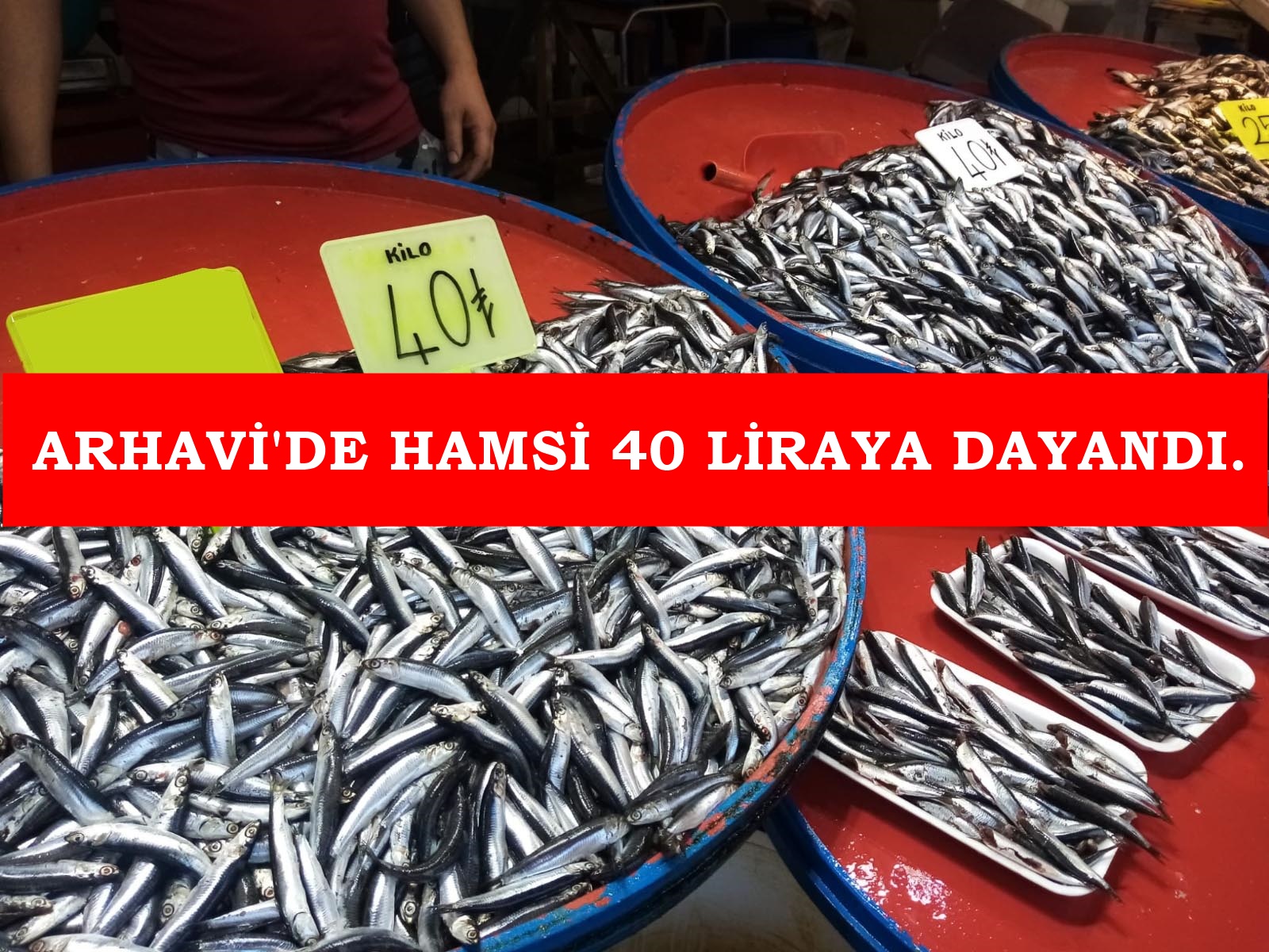Balık fiyatları el yakıyor: Hamsi 40 liraya dayandı