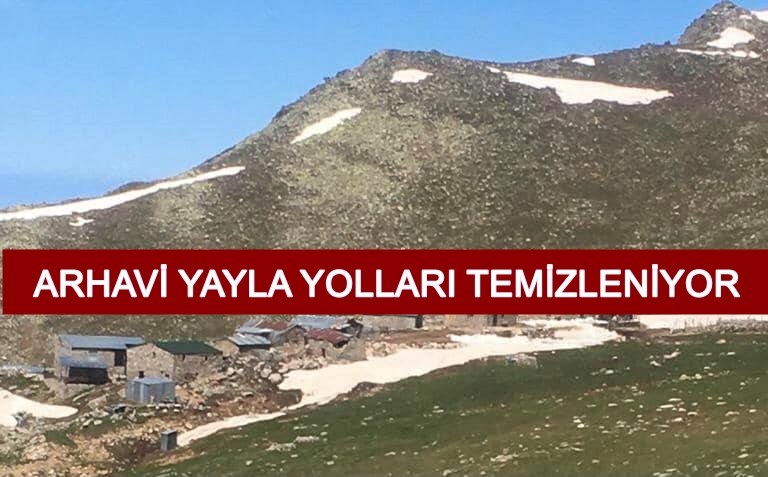 Arhavi Yayla Yolları Temizlendi.