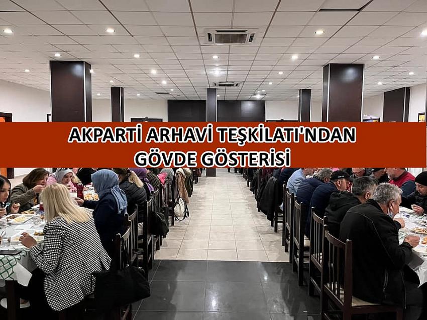 Akparti Arhavi Teşkilatından Gövde Gösterisi