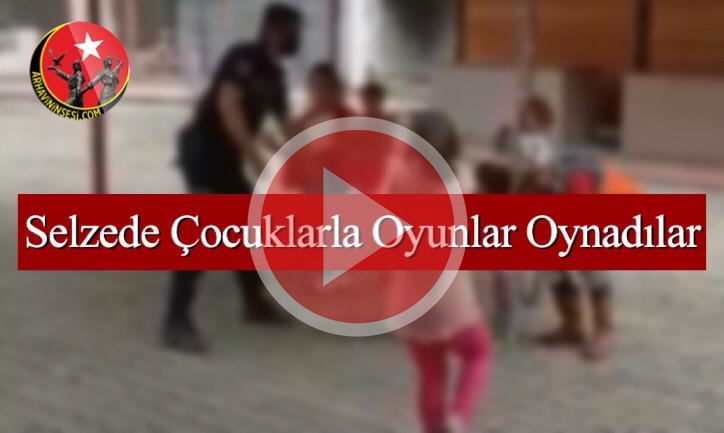 Selzede çocuklarla oyun oynadılar