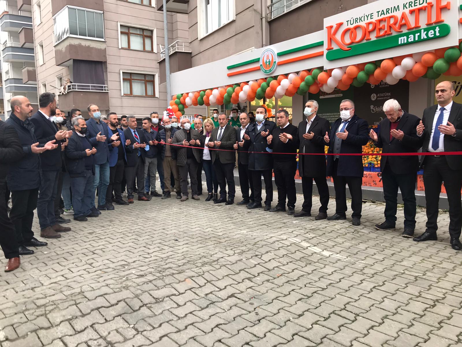 Tarım Kredi Kooperatifleri’nin 596. marketi Arhavi'de Açıldı.