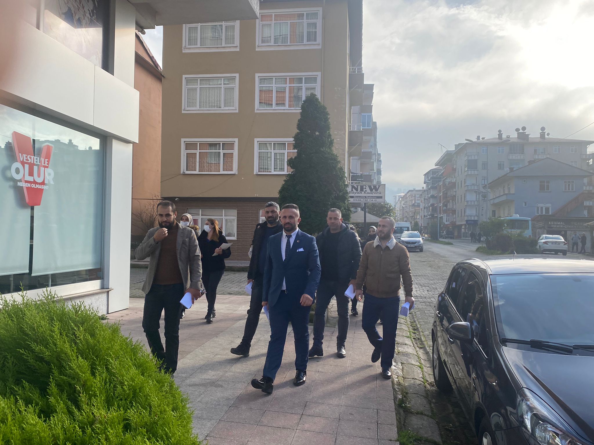 Yeniden Refah Partisi İlçe Başkanı Uzuner'den esnaf ziyareti