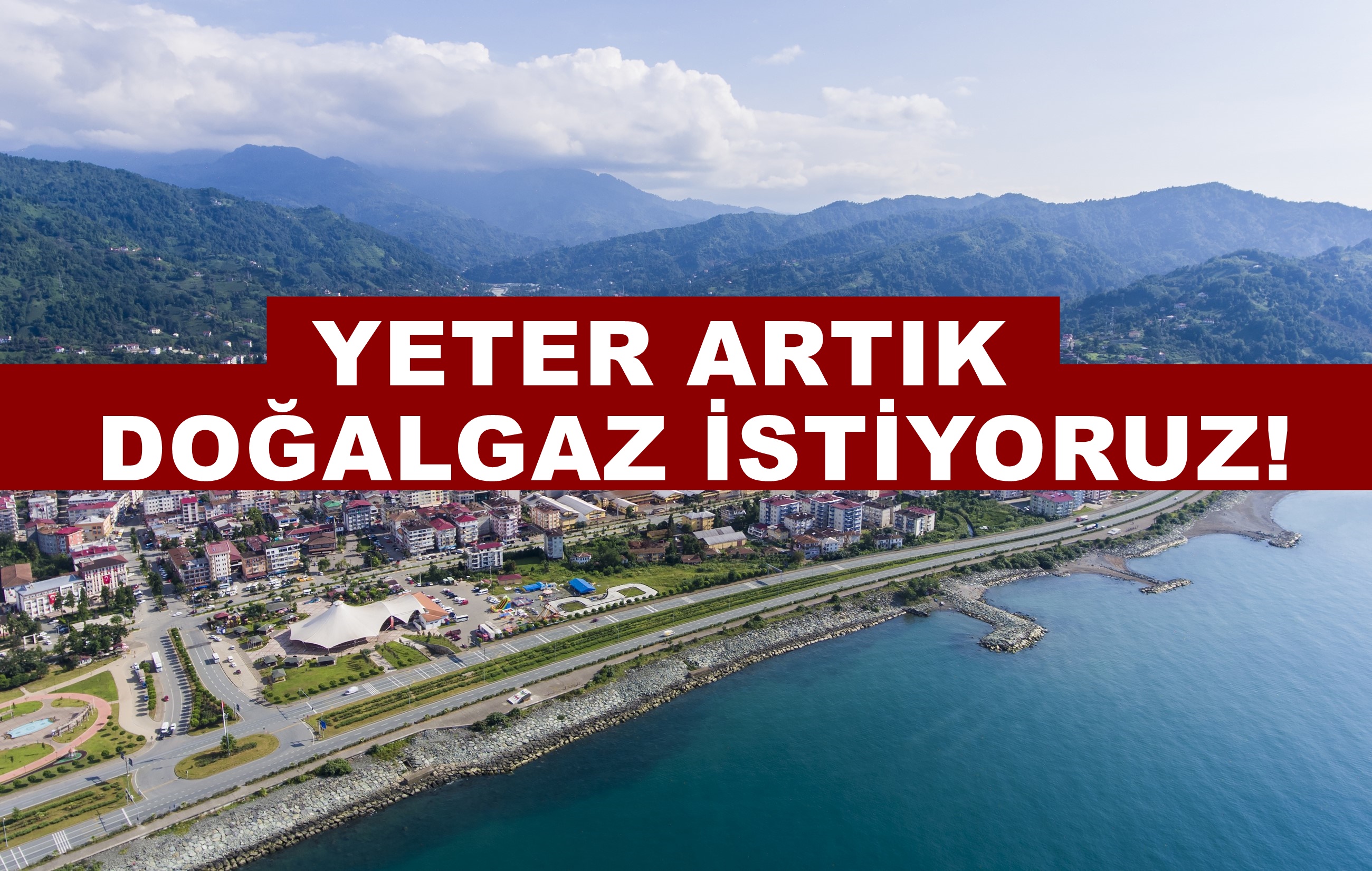 Hava kirliliğinden bıkan Arhavililer doğalgaz istiyor