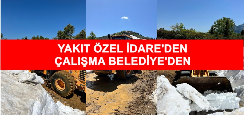 Arhavi Özel İdaresi Desteği ile Yayla yolları Açıldı.