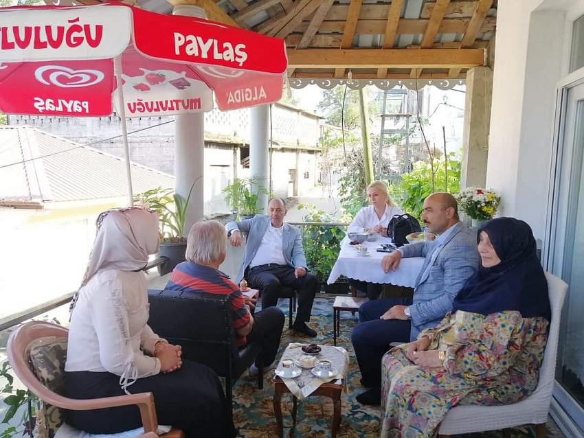 Arhavi Ak Parti İlçe teşkilatından  Şehit ve Gazi ailelerine ziyaret