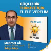 Ak Parti milletvekili adayı Mehmet Çil adaylık başvurusunu yaptı