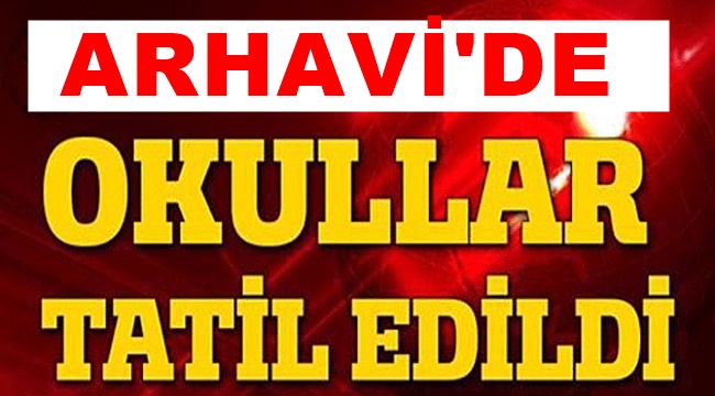 Son dakika... Eğitime kar engeli! Arhavi'de Okullar tatil edildi