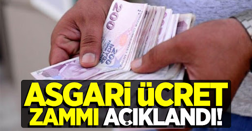 2022 yılı Asgari ücret açıklandı  Asgari ücret : 4250 TL